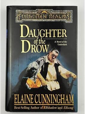 Forgotten Realms Daughter of the Drow Elaine Cunningham 1995 HC TSR 1st  BK3